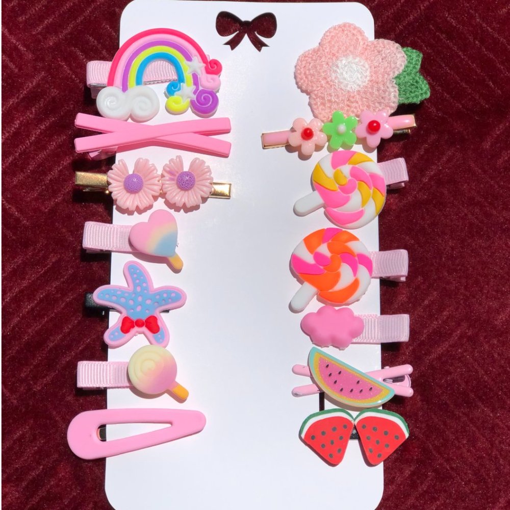 14pcs hair clips/hair pins